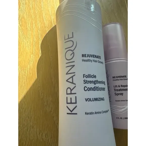 KERANIQUE Volumizing Conditioner & Lift and Repair Treatment Healthy Hair Spray - Picture 2 of 6